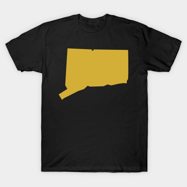 Connecticut state map T-Shirt by Wordandart